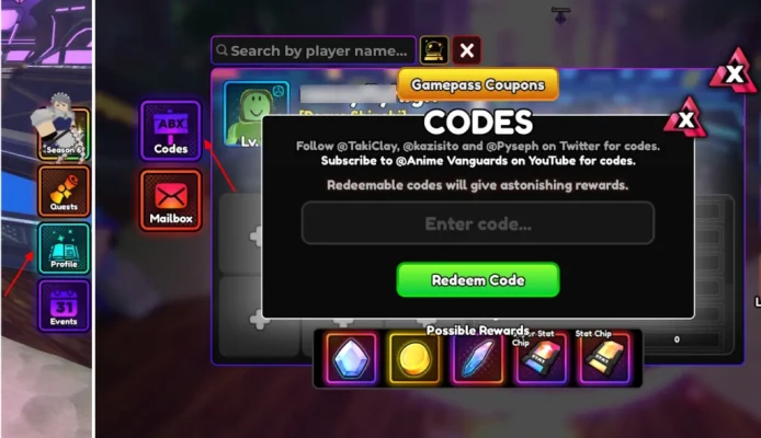 Anime Vanguards Free 5000 Trait Rerolls and 1000 Memoria Shards